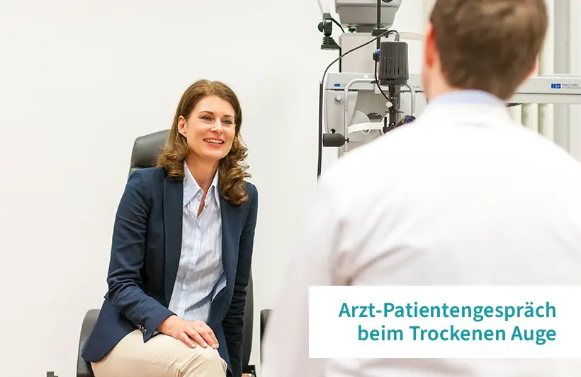 Trockene Augen: Wie das Arztgespräch den Therapieerfolg verbessert Trockene Augen: Wie das Arztgespräch den Therapieerfolg verbessert